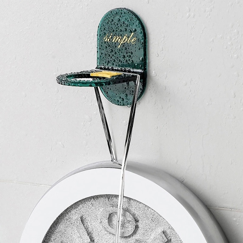 Kệ Dán Tường Tự Dính Mạnh Chống Nước Phong Cách Bắc Âu Dùng Để Đựng Dầu Gội Đầu