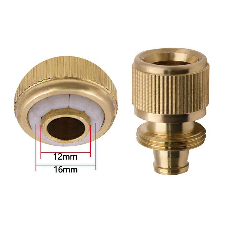Đầu Nối Nhanh với Ống Nước 1/2inch