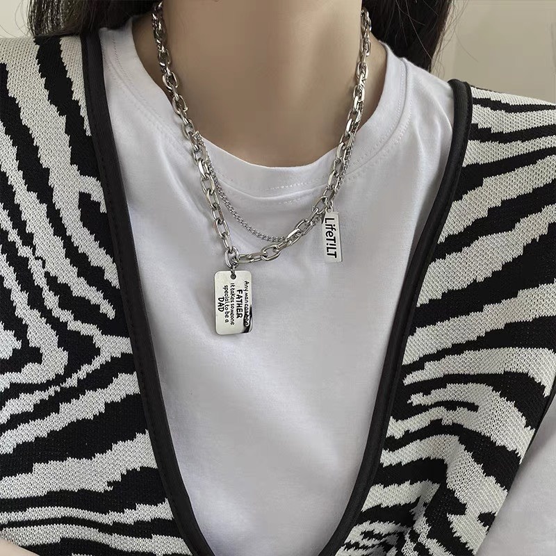 Dây chuyền nam nữ UNISEX ' Father' bản to cá tính