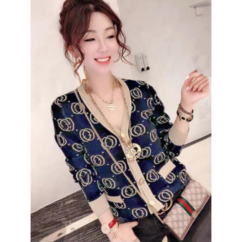 Áo Khoác Cardigan Gucci Thời Trang Cao Cấp Cho Nữ