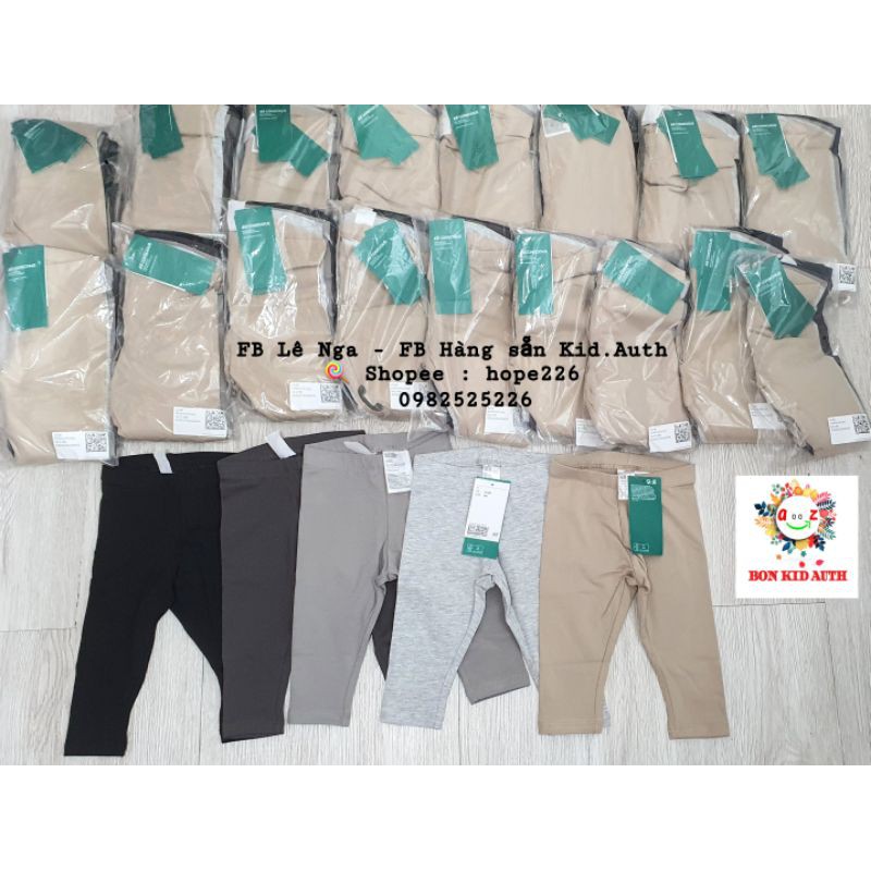 Set 5 quần legging cotton săn sale khủng HM UK sz 4-6, 12-18