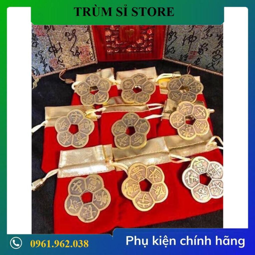 [KÈM QUÀ TẶNG]  Hoa mai kim tiền bằng đồng. Tặng Túi Đỏ May Mắn - MS43 Store