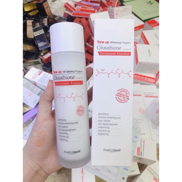 Nước Hoa Hồng Trắng Da 7Day Angel’s Liquid Tone Up Whitening Program Glutathione Treatment Essence 150ml