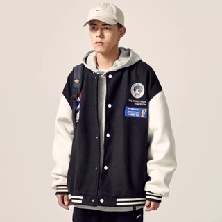 Áo Bomber/ Áo Khoác Nỉ Bông  dày dặn thêu Cậu Bé F form rộng Unisex Nam Nữ Ulzzang KUN