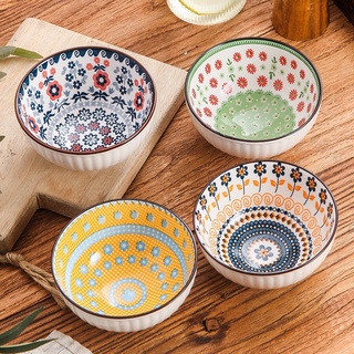 CHÉN BÁT DECOR BÁT CƠM SỨ HỌA TIẾT THỔ CẨM