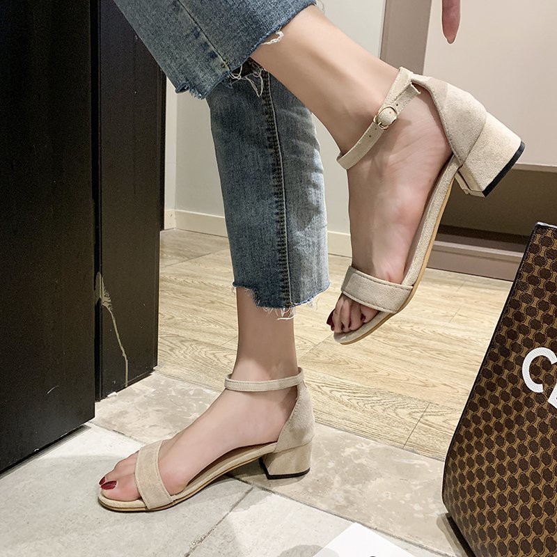 Giày Cao Gót Nữ Quai Chéo Hở Ngón Size 35-43