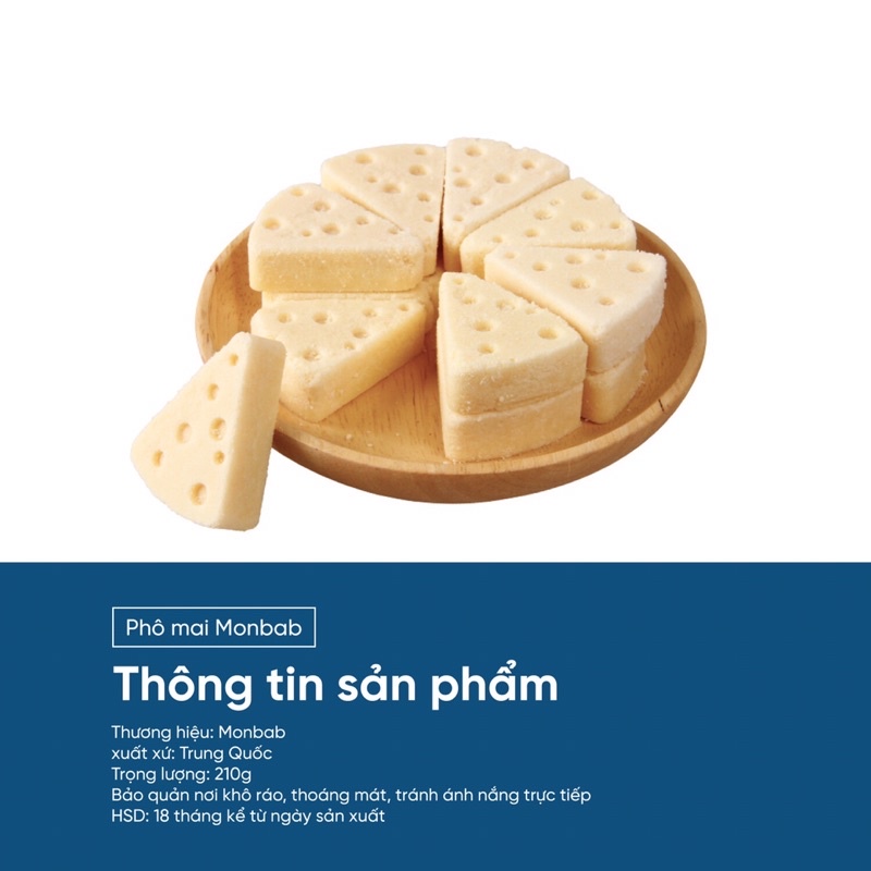 [Lẻ 1 viên] Snack thưởng phô mai cho chó mèo Monbab, bánh thưởng sữa bò dinh dưỡng giàu canxi lẻ 14g