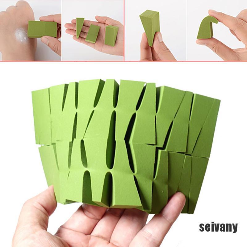 Mút Trang Điểm Chuyên Dụng Có Thể Tách Ra Thành 24 Miếng Nhỏ Hình Tam Giác | BigBuy360 - bigbuy360.vn