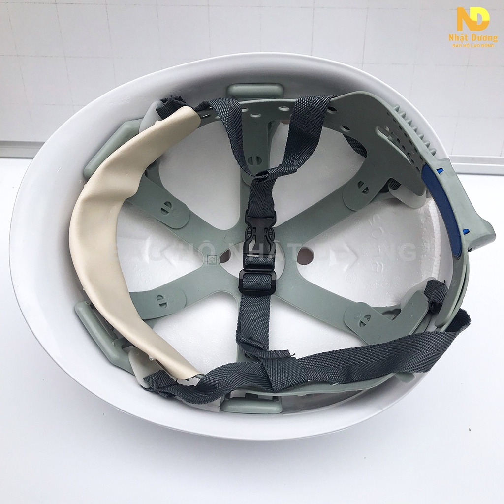 Mũ bảo hộ lao động kiểu nhật lót xốp nhựa ABS N01, Nón bảo hộ công trình cho công nhân kỹ thuật nhiều màu