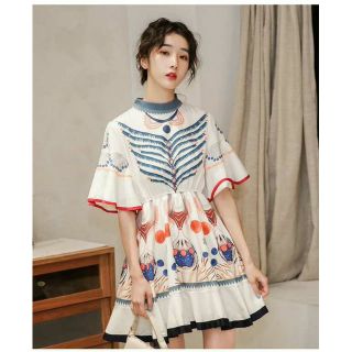 Đầm hoạ tiết vintage 🌸.