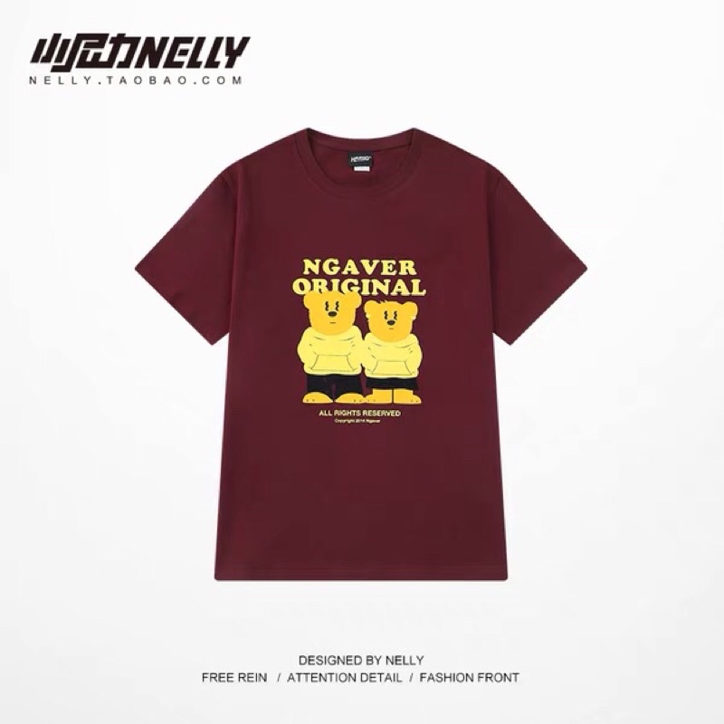 Áo phông nelly heybig sale (có sẵn) asl 2 gấu vàng reserved