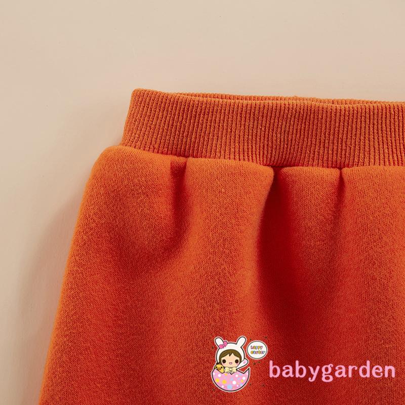 Set áo hoodie tay dài màu trơn phối chân váy lưng thun co giãn thời trang mùa thu cho bé gái từ 9 tháng - 5 tuổi