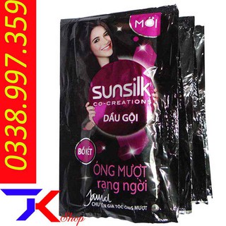 Dầu Gội Sunsilk Dây 12 gói 3 màu