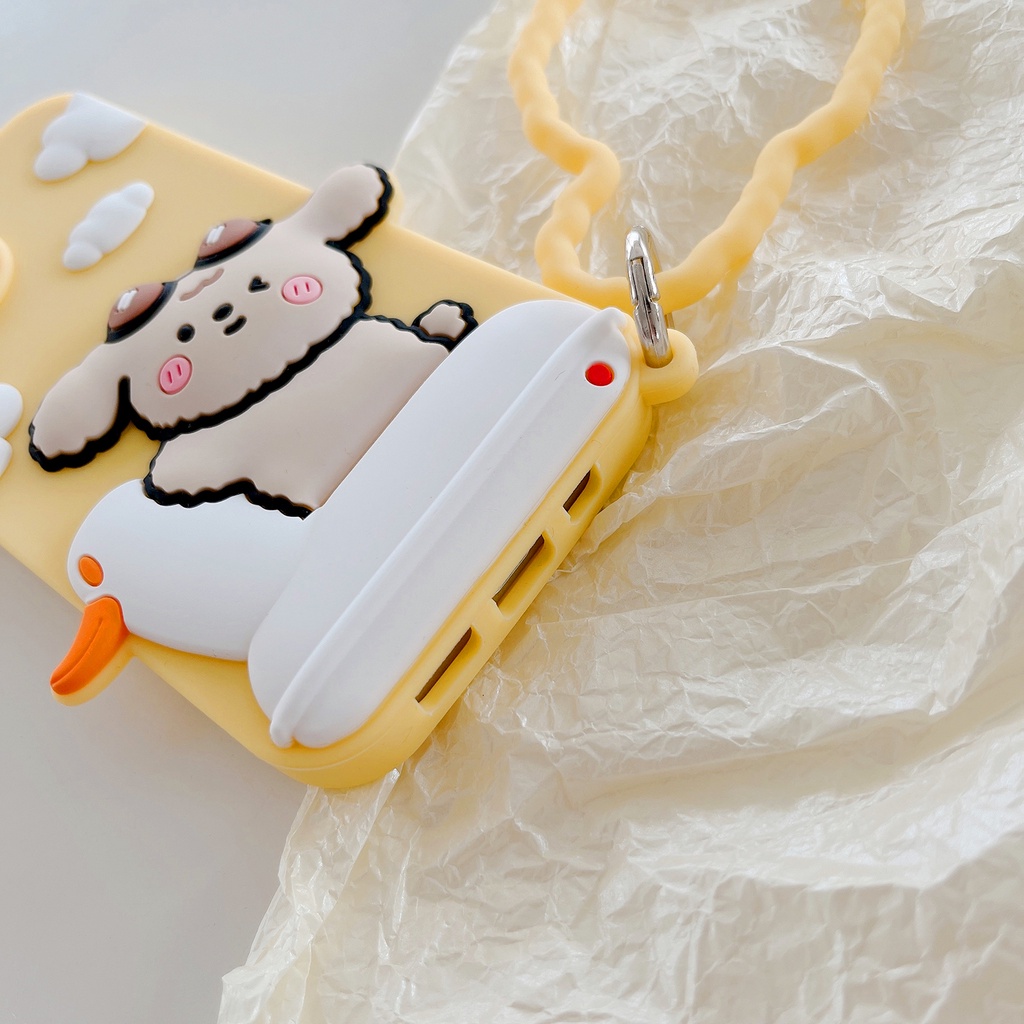 Ốp Điện Thoại Mềm Chống Sốc Hình Chú Cún Xoăn Hoạt Hình Cho iPhone 6 7 8 Plus X XS XS MAX XR 11 12pro 13promax