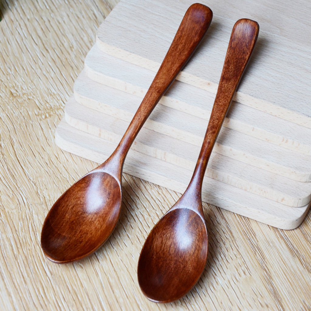 Muỗng gỗ tự nhiên thân thiện với môi trường cho bé