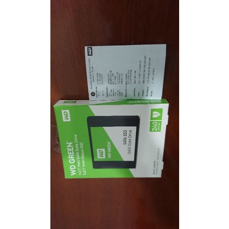 Ổ cứng SSD WD Green 240GB 2.5" SATA III chính hãng