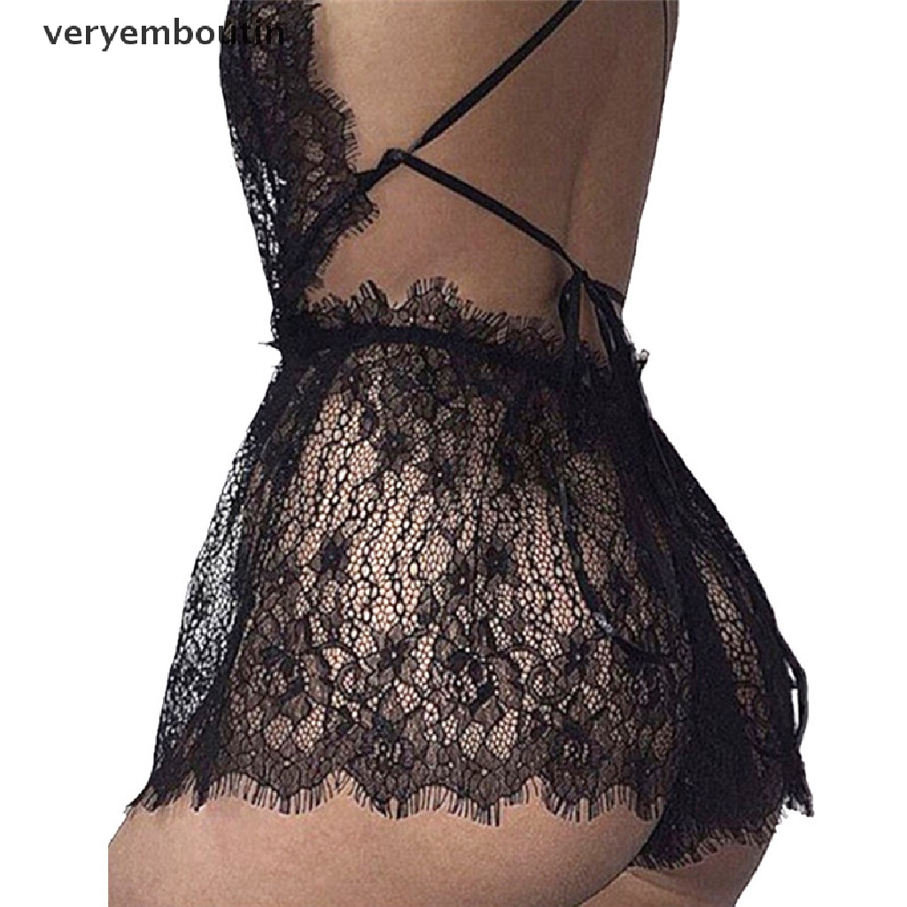 Nội y chất liệu ren thời trang nữ quyến rũ ban đêm m-xxl