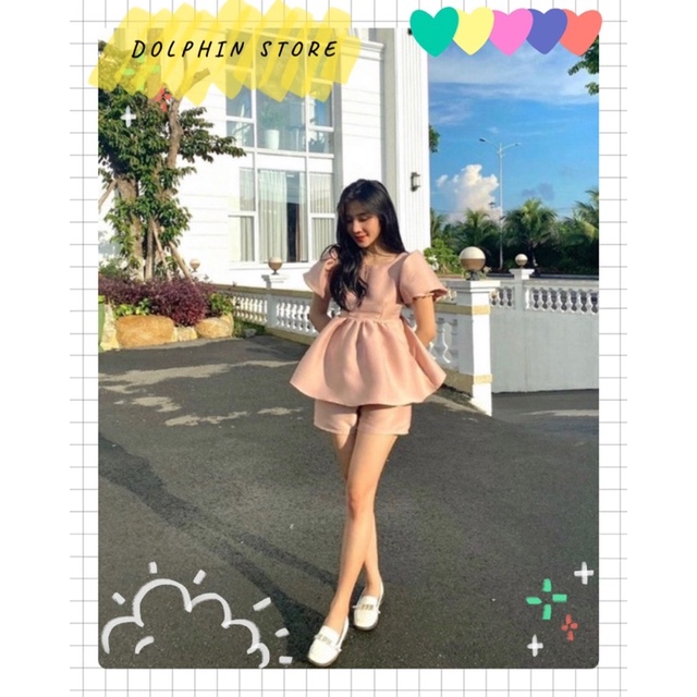 🎶BIGSIZE Set áo babydoll kèm quần short🎶