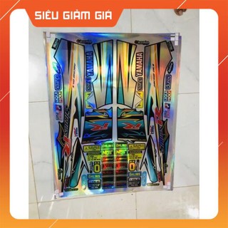 Tem rời sirius chất liệu decal 7 màu xà cừ chống nước màu sắc vĩnh viễn