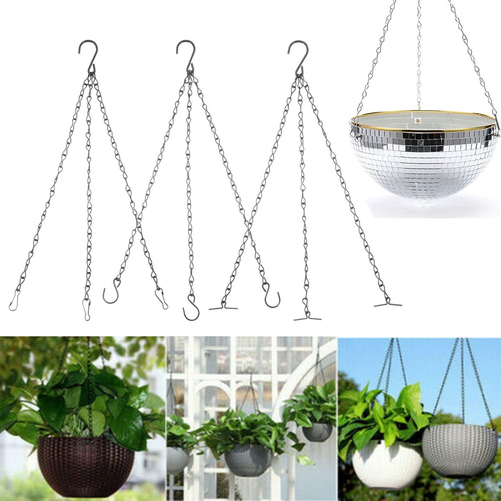 SUYO Dây Xích Treo Chậu Cây 3 Điểm 15.7inch Trang Trí Cho Chim