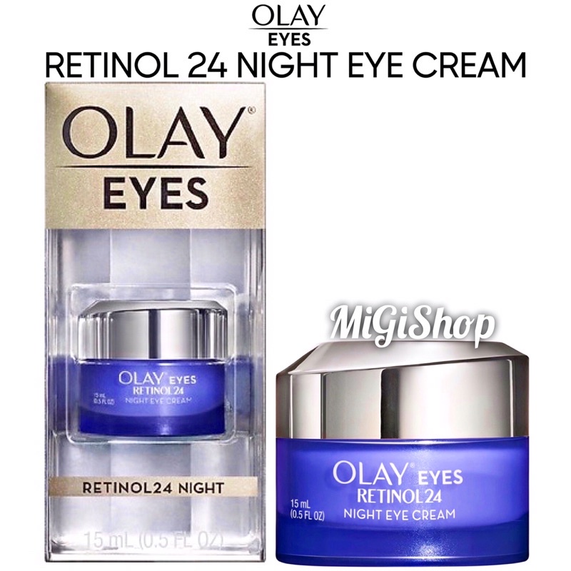 [Hàng Mỹ] Kem Dưỡng Mắt Ban Đêm Olay Retinol 24 Night Eye Cream 15ml