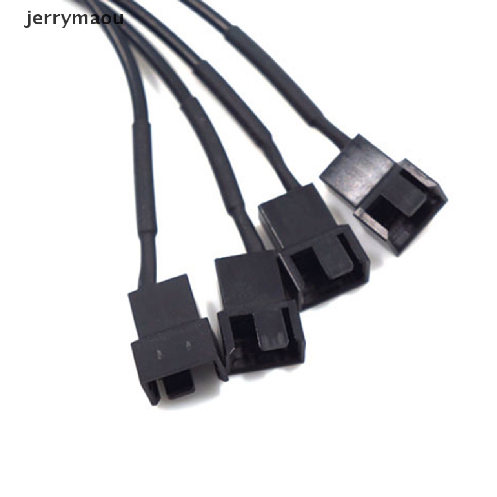 Dây Cáp Chuyển Đổi Nguồn Quạt Máy Tính 4 Chiều DC 5521 Sang 4Pin PWM 12V