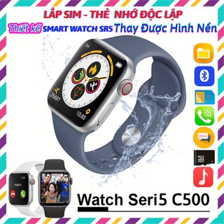💥Tặng kèm sim 4G💥 Đồng hồ thông minh C500/C6 - Nghe Gọi Nhắn Tin- Lắp Sim , Thẻ Nhớ thay được dây