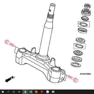 ỐC BẮT CHẢNG 3 ZIN HONDA