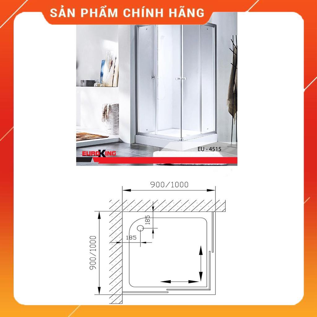 Siêu Sale Phòng tắm kính cường lực nhập khẩu Eroking EU-4515