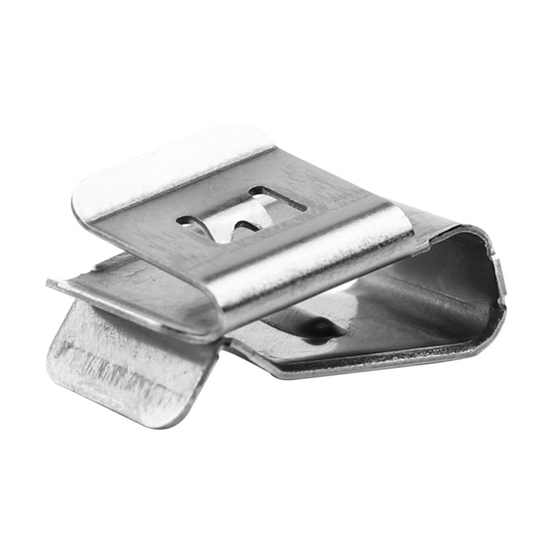 Bộ 50 Kẹp Cố Định Dây Cáp Tấm Pin Năng Lượng Mặt Trời 90 Độ Bằng Thép Không Gỉ