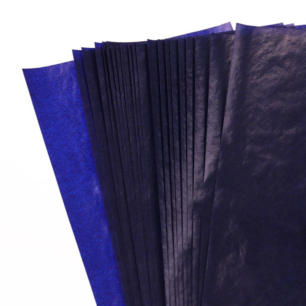 Giấy Carbon Màu Xanh Dương Làm Tài Liệu Văn Phòng