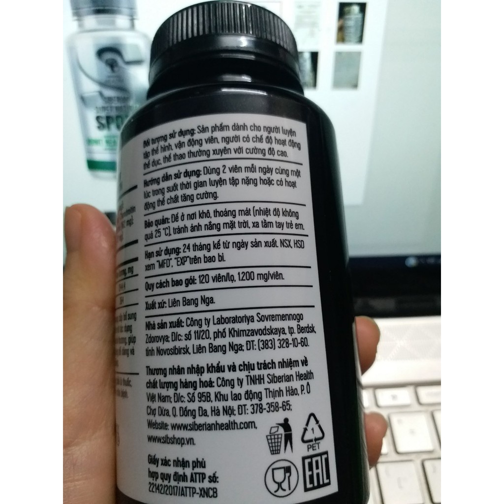 Supernatural sport Glucosamine and Chondroitin - Ngừa đau khớp Glucosamine and Chondroitin siberian – 120 viên