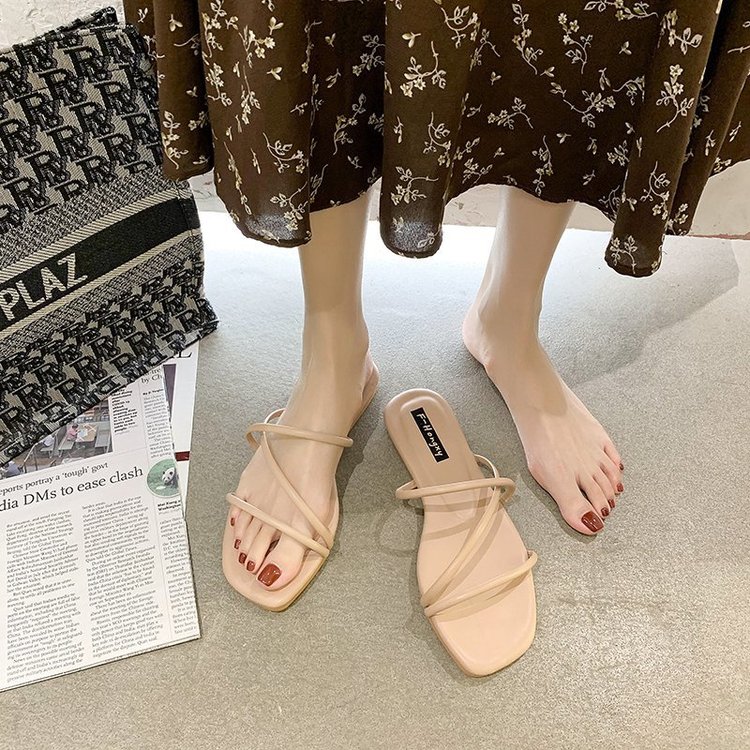 Giày Xăng đan Đế Bằng Quai Chéo Thời Trang Cho Nữ | BigBuy360 - bigbuy360.vn