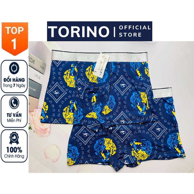 [ 𝐂𝐎𝐌𝐁𝐎 𝟓 ]  Quần sịp, quần lót nam in hình hoạt hình như ảnh, chất vải thun lạnh, siêu thoáng mát co giãn mềm mại