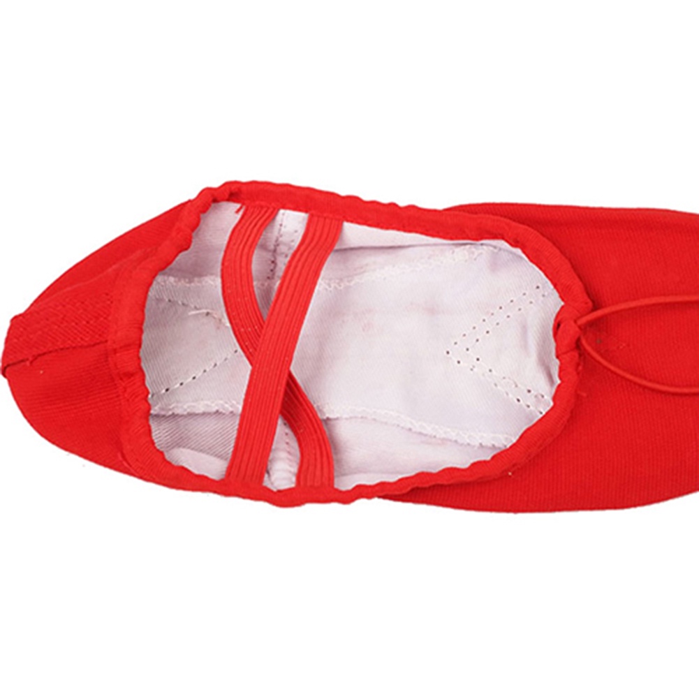 Giày múa ba lê vải canvas mềm mũi nhọn cho người lớn