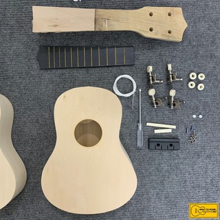 ĐÀN UKULELE THỦ CÔNG DIY FULL GỖ