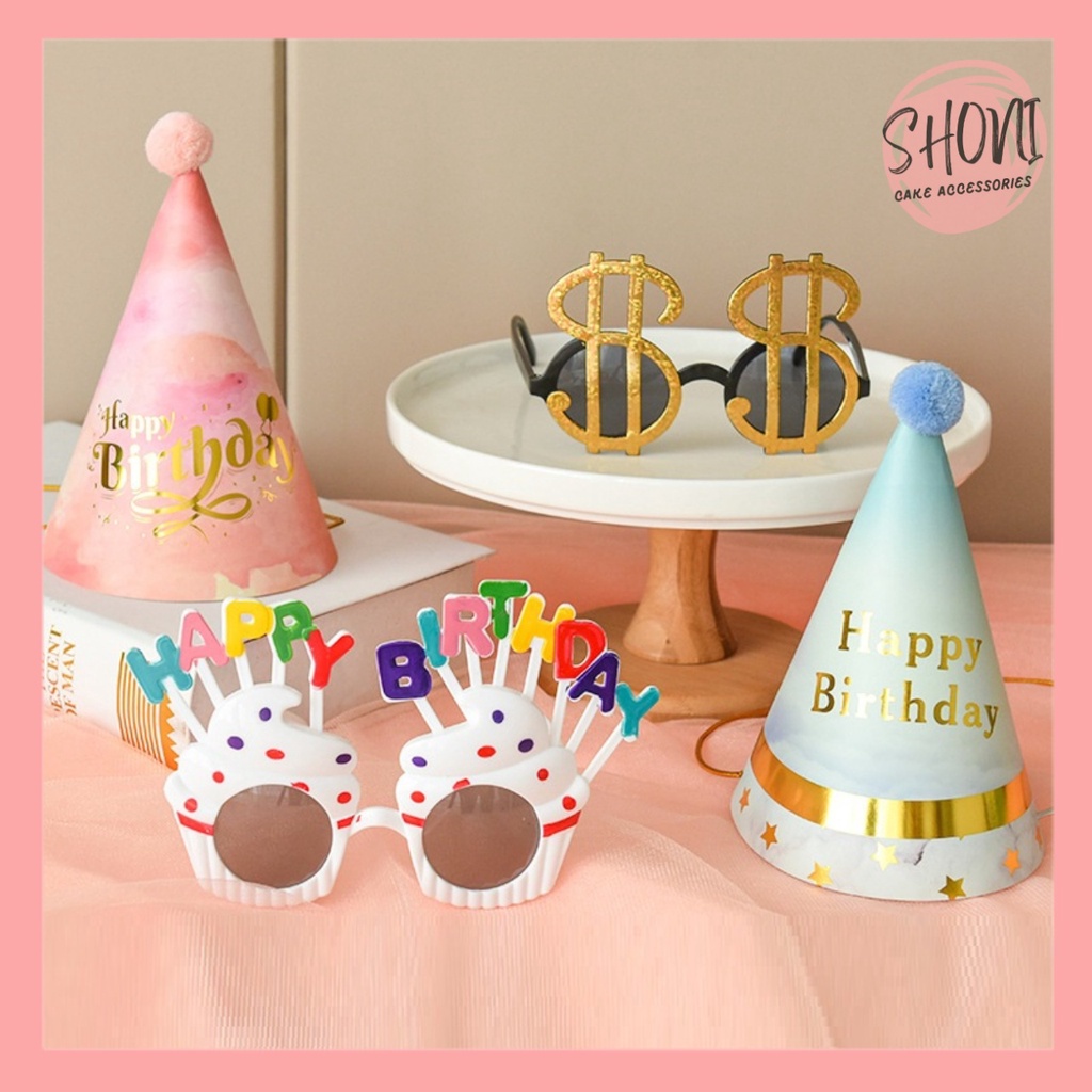 Mũ Sinh Nhật HAPPY BIRTHDAY Mảng Sắc Màu