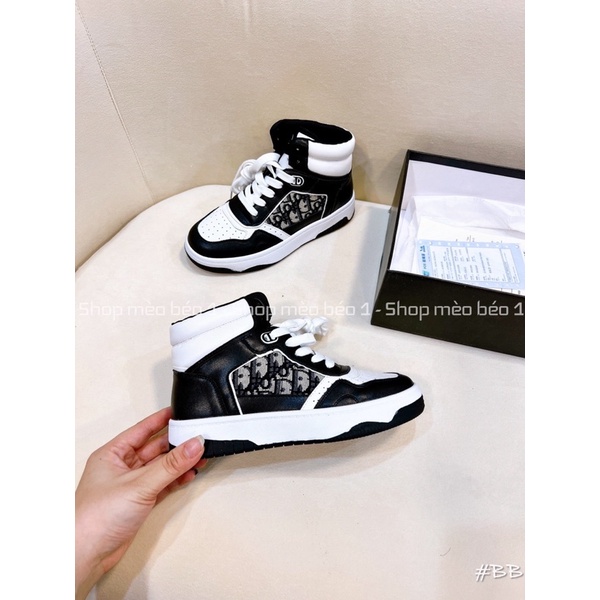 Giày thể thao sneaker cd cổ cao hoạ tiết thổ cẩm fullbox