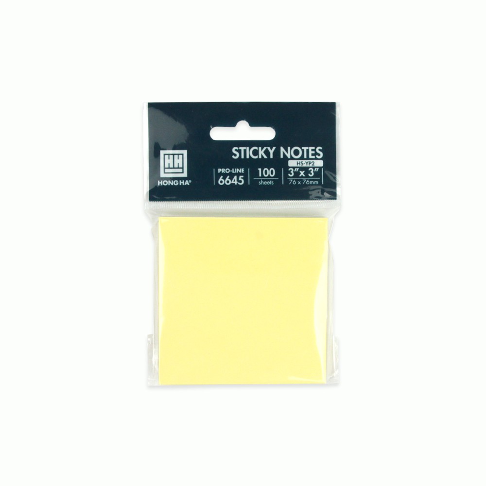 Giấy Note Ghi Chú Sticky Hồng Hà Nhiều Kich Thước - 100 Tờ