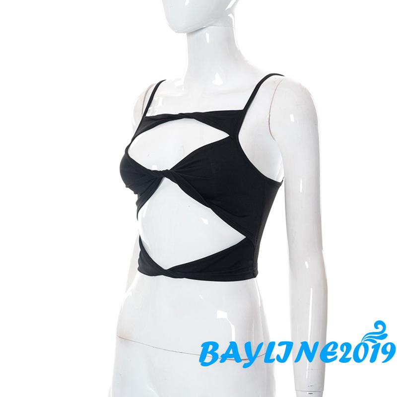 Áo Hai Dây Màu Trơn Dáng Ôm Thời Trang Mùa Hè Cho Nữ