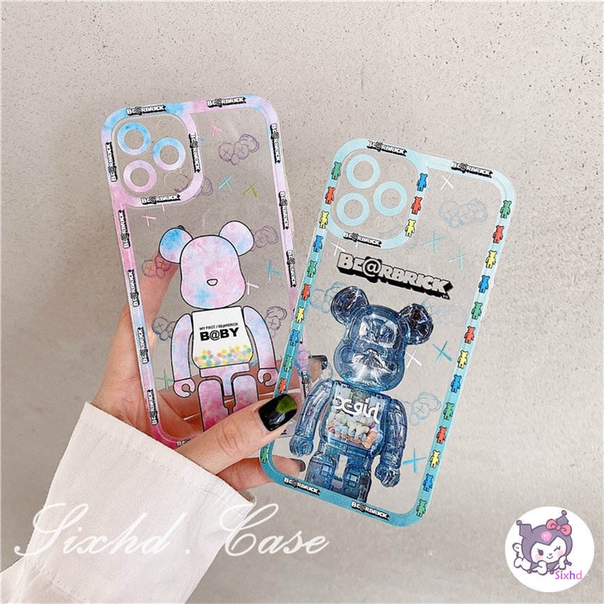 Ốp Lưng Điện Thoại cho OPPO A78 A17 A57 A77s A76 A96 A17K A16 A15 A74 A55 A54 A53 A33 A32 A31 A9 A5 A5s A3s Reno 8T 8Z 7Z 6Z 5Z 5 A94 A95 A93 A92 A77 A52 F11 F9 sixhd Ốp Điện Thoại Họa Tiết Gấu Hoạt Hình Cho