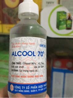 ALCOOL 70 độ- 60ml