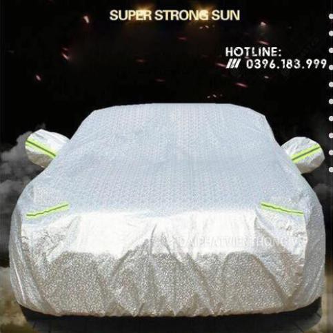 [Giảm giá]  Bạt phủ ô tô cao cấp Carfu cao cấp 3 lớp tráng nhôm chống nắng mưa