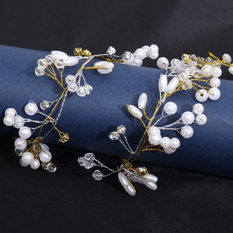 Cài Tóc Đính Ngọc Trai Giả 35cm Cho Cô Dâu