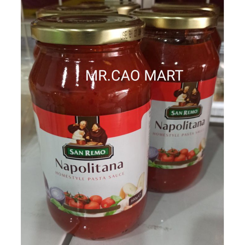 Sốt mì ý Napolitana San Remo 500g