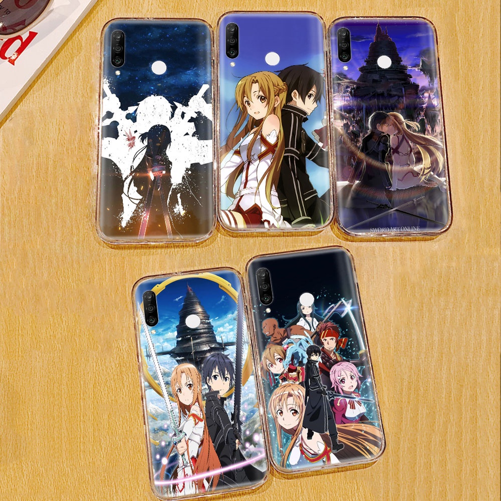 Ta117 Anime Sword Art Online for Huawei Nova 2 Plus 2I Pro Y9 Prime Y9S Mate 10 Lite Transparent Case