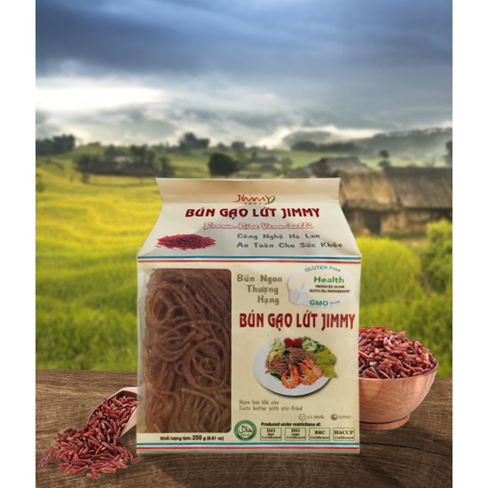 Bún gạo lứt Jimmy/ 250gr [Date: 5/2022 ] | BigBuy360 - bigbuy360.vn