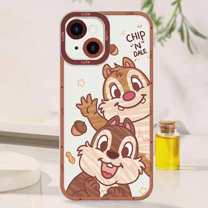 Ốp Điện Thoại Silicon Họa Tiết Hoạt Hình Chú Sóc Dễ Thương Chống Rơi Cho IPhone13 12 11 Pro MAX X XS MAX XR 6 7 8 Plus