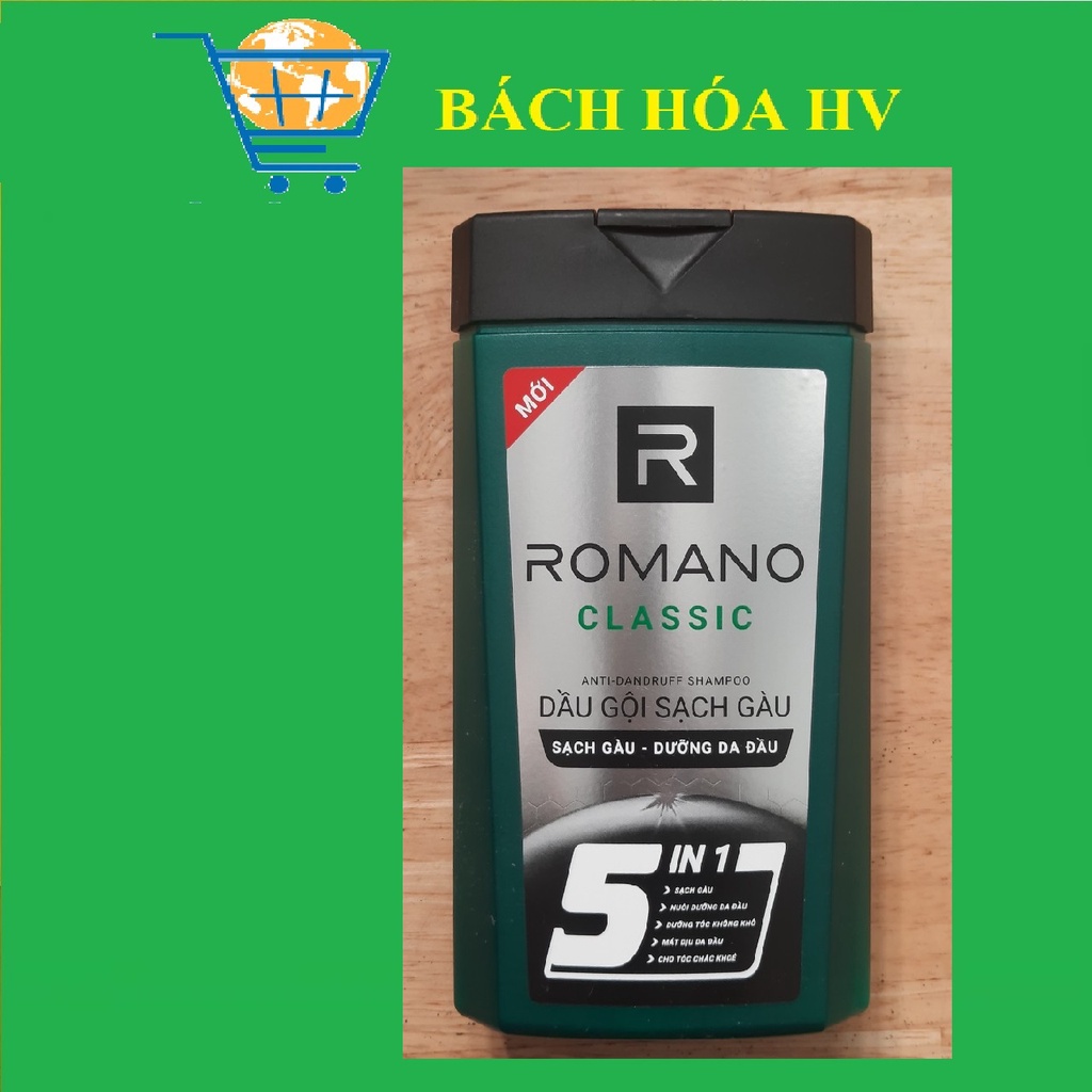Dầu gội ROMANO 5 IN 1 (180g/chai) - BACH HOA HV
