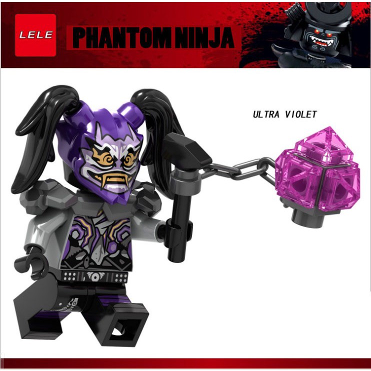 Minifigures nhân vật nonlego bộ THE ONI MASK
